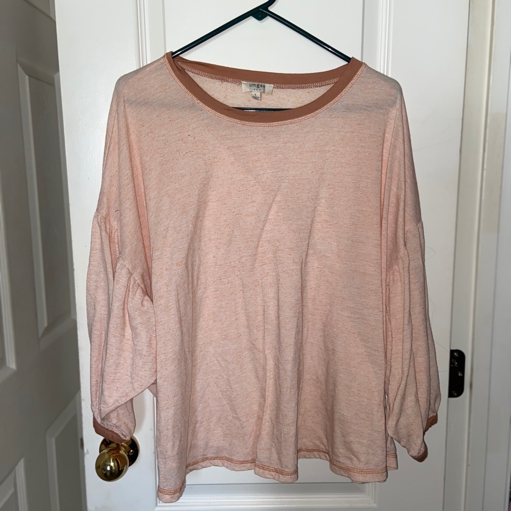 Pink baggy shirt